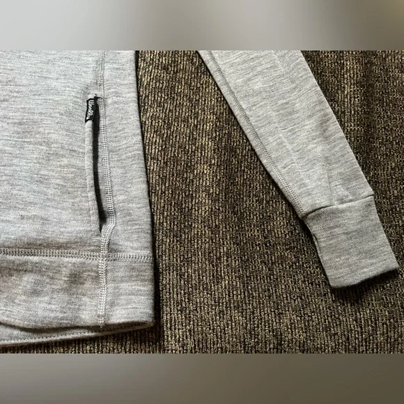 Woolly pro-knit merino wool long sleeve cowl neck tunic top with pockets… - Picture 4 of 16